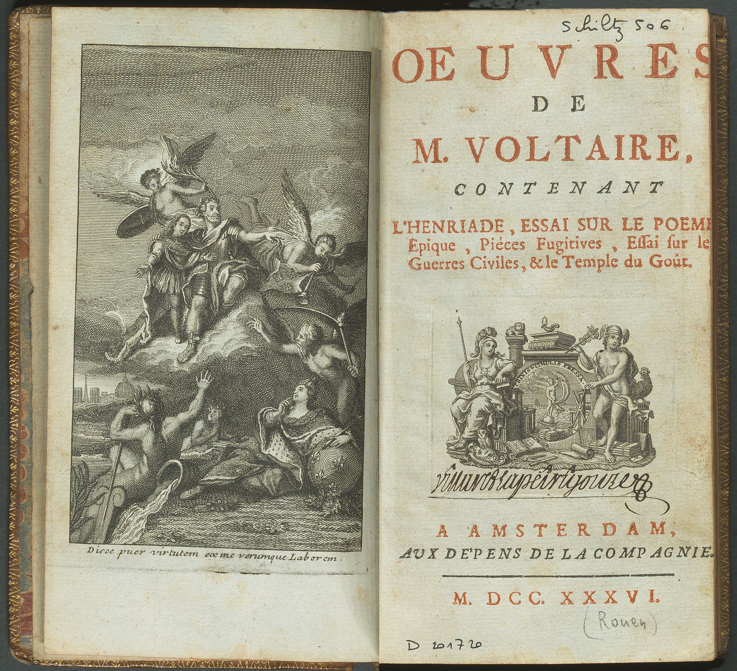 Oeuvres de Monsieur de Voltaire