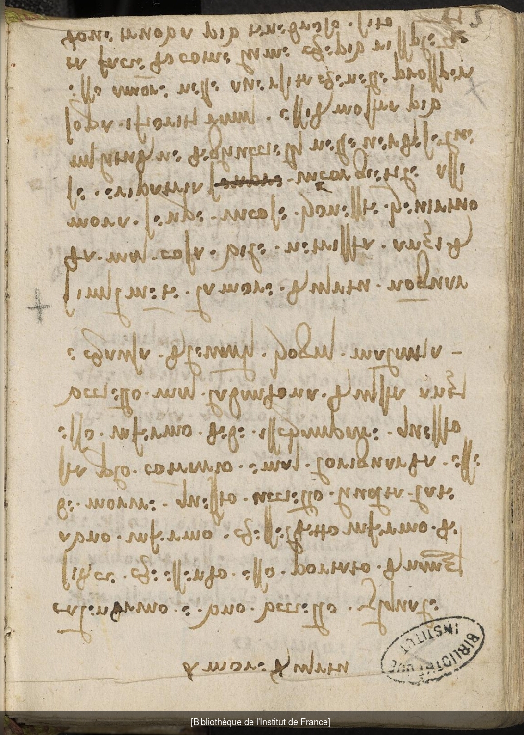 Ms 2179 (manuscrit H), C1, f. 5 : « Bestiaire » (début).